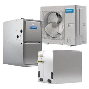 2 to 3 Ton 20 SEER 70k BTU 80% AFUE MrCool Universal Central Air Conditioner & Gas Furnace Split System - Upflow/Horizontal