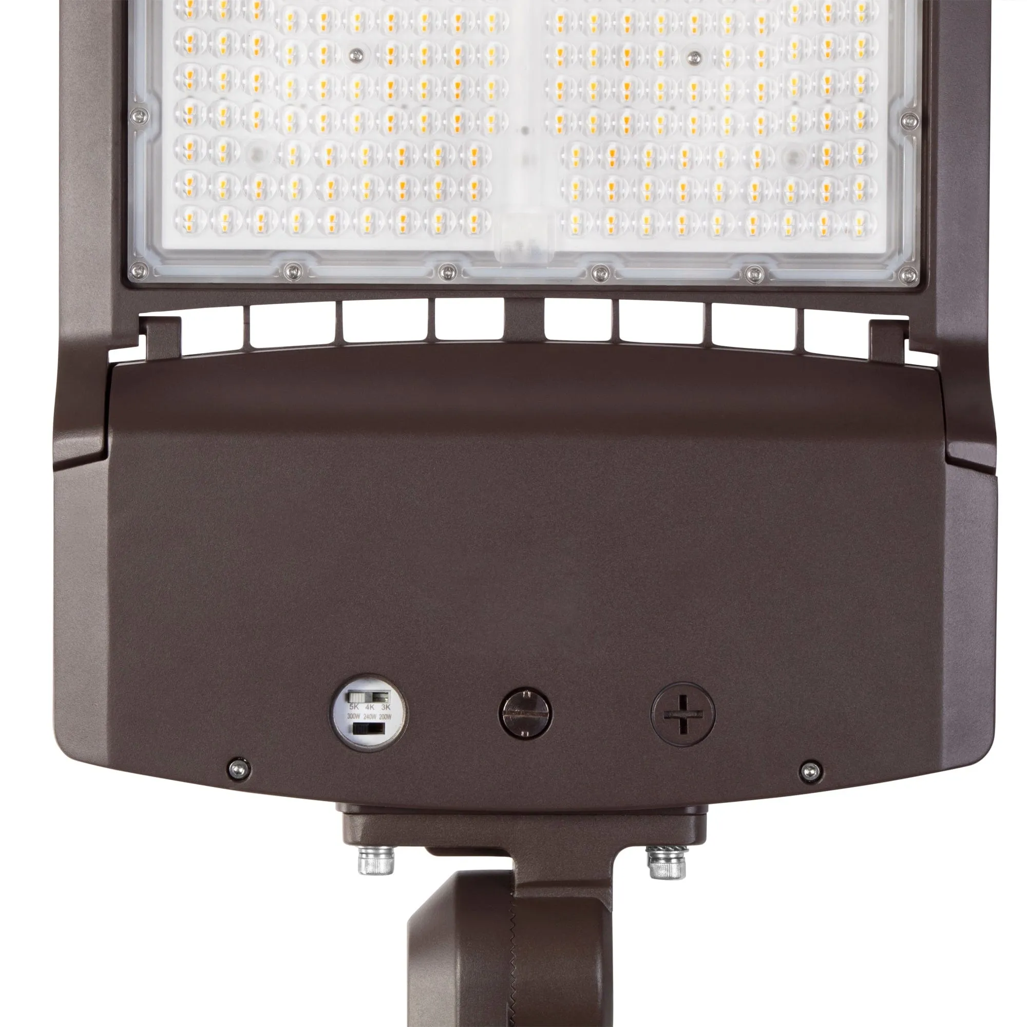 300W/240W/200W LED Area Light With Split Fit Mount - 3K/4K/5K CCT - 100-277VAC