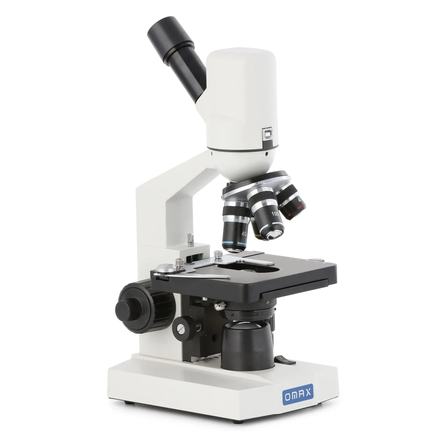 40X-1000X 1.3MP Digital Integrated Monocular Microscope with LED Illumination