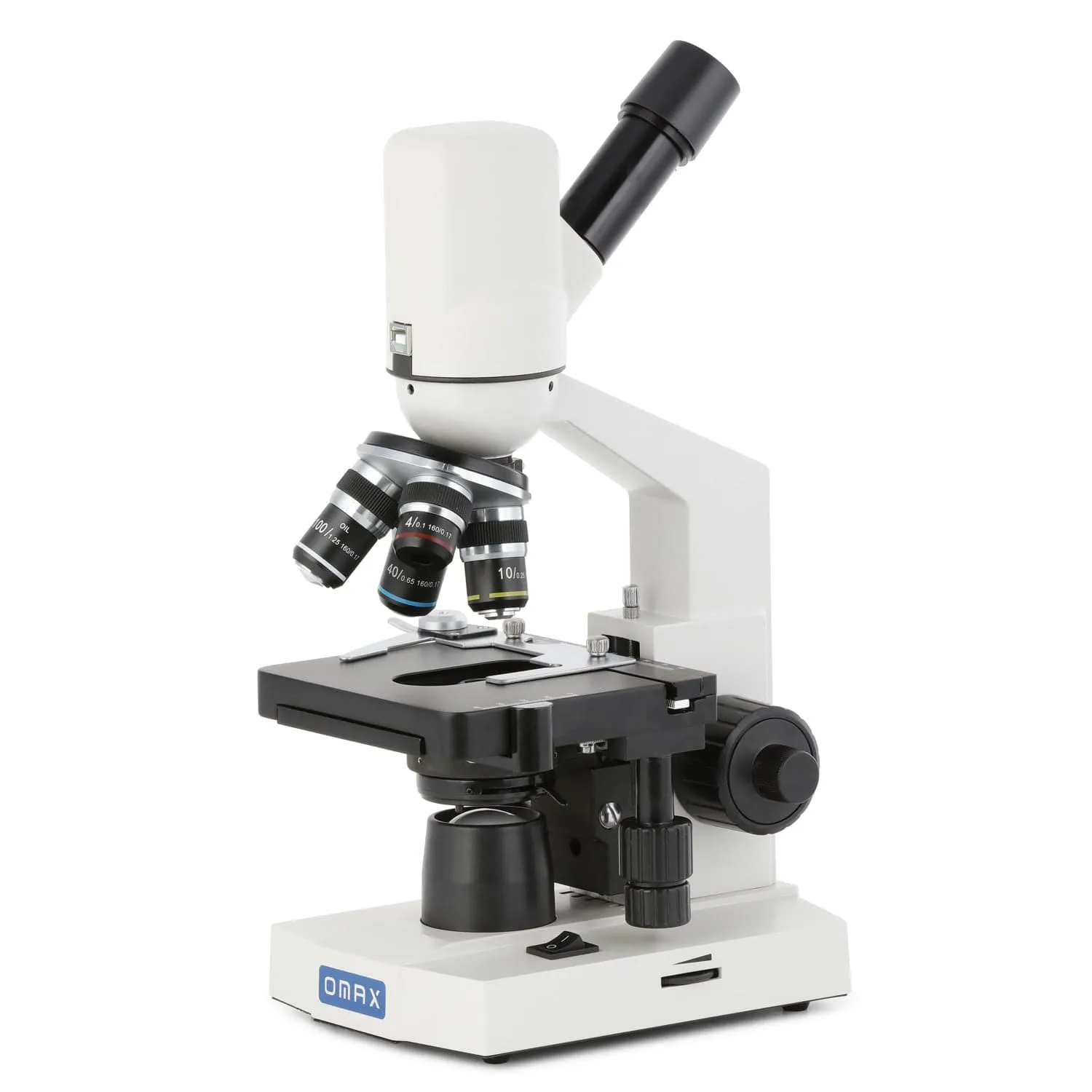 40X-1600X 1.3MP Digital Integrated Monocular Microscope with LED Illumination