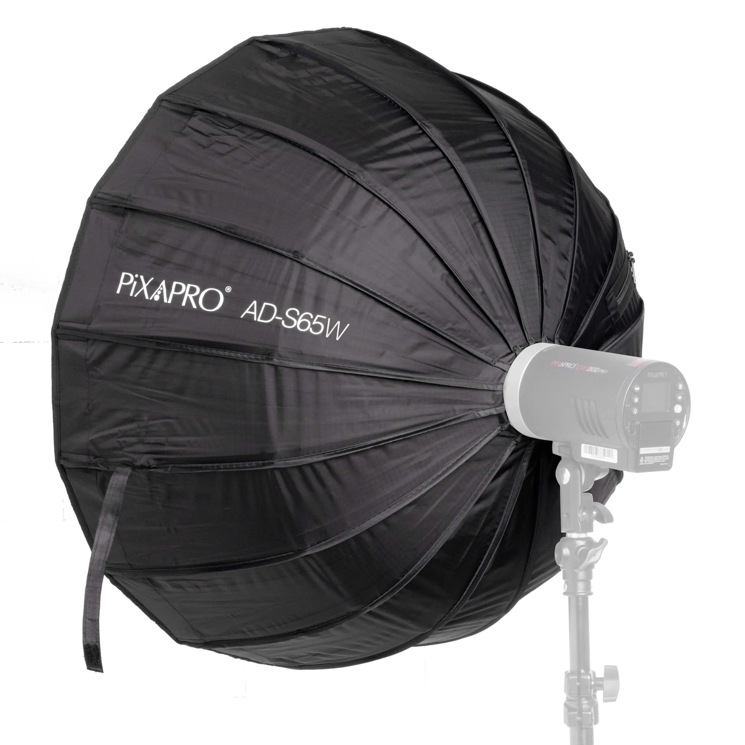 65cm Easy-Open Parabolic Softbox White Interior with Godox Mount (S65W) - CLEARANCE