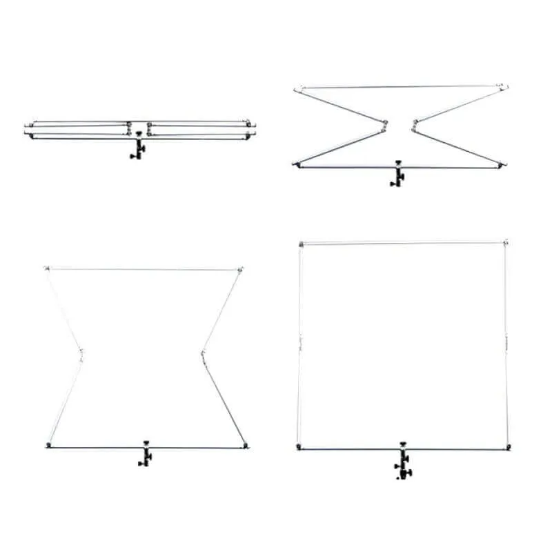 90x90cm (35.4inx35.4in) Collapsible Flat Panel Diffuser with C-Stand & Boom Arm