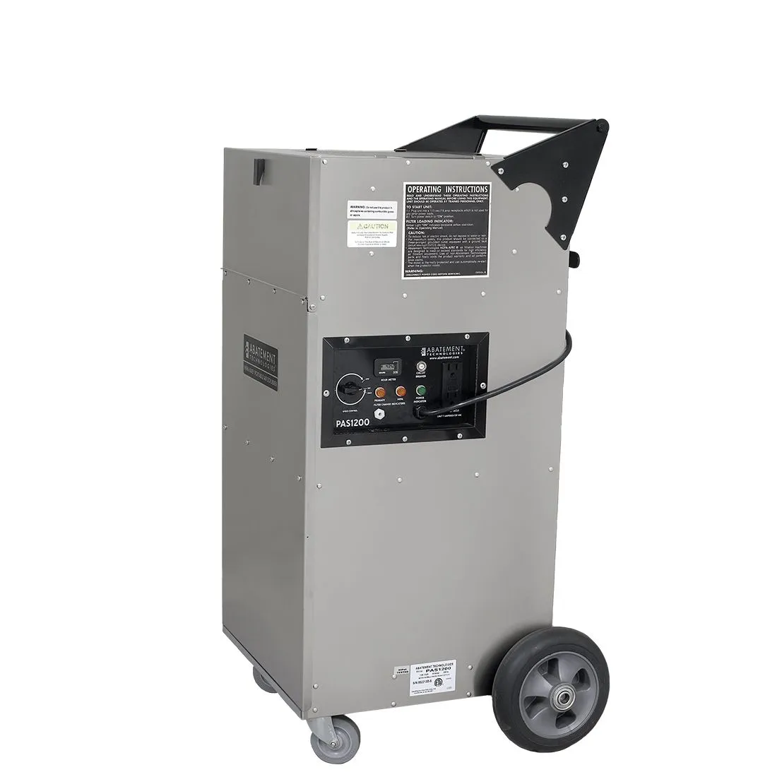 Abatement Technologies® HEPA-AIRE PAS1200 Portable Air Scrubber