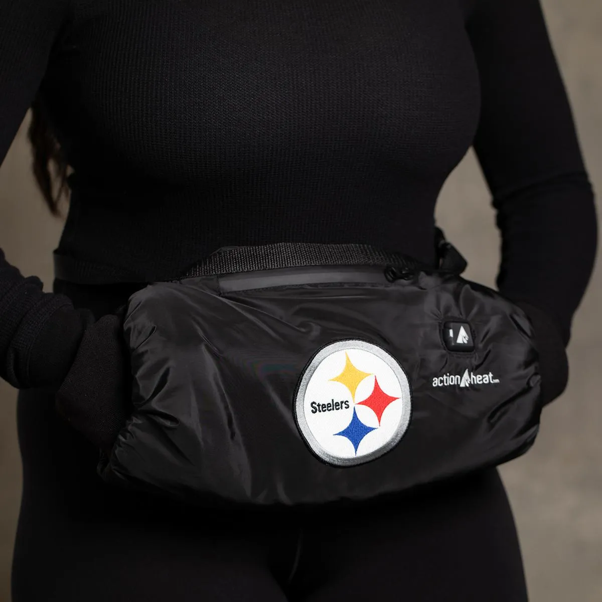 ActionHeat Pittsburgh Steelers 5V Battery Heated Hand Muff