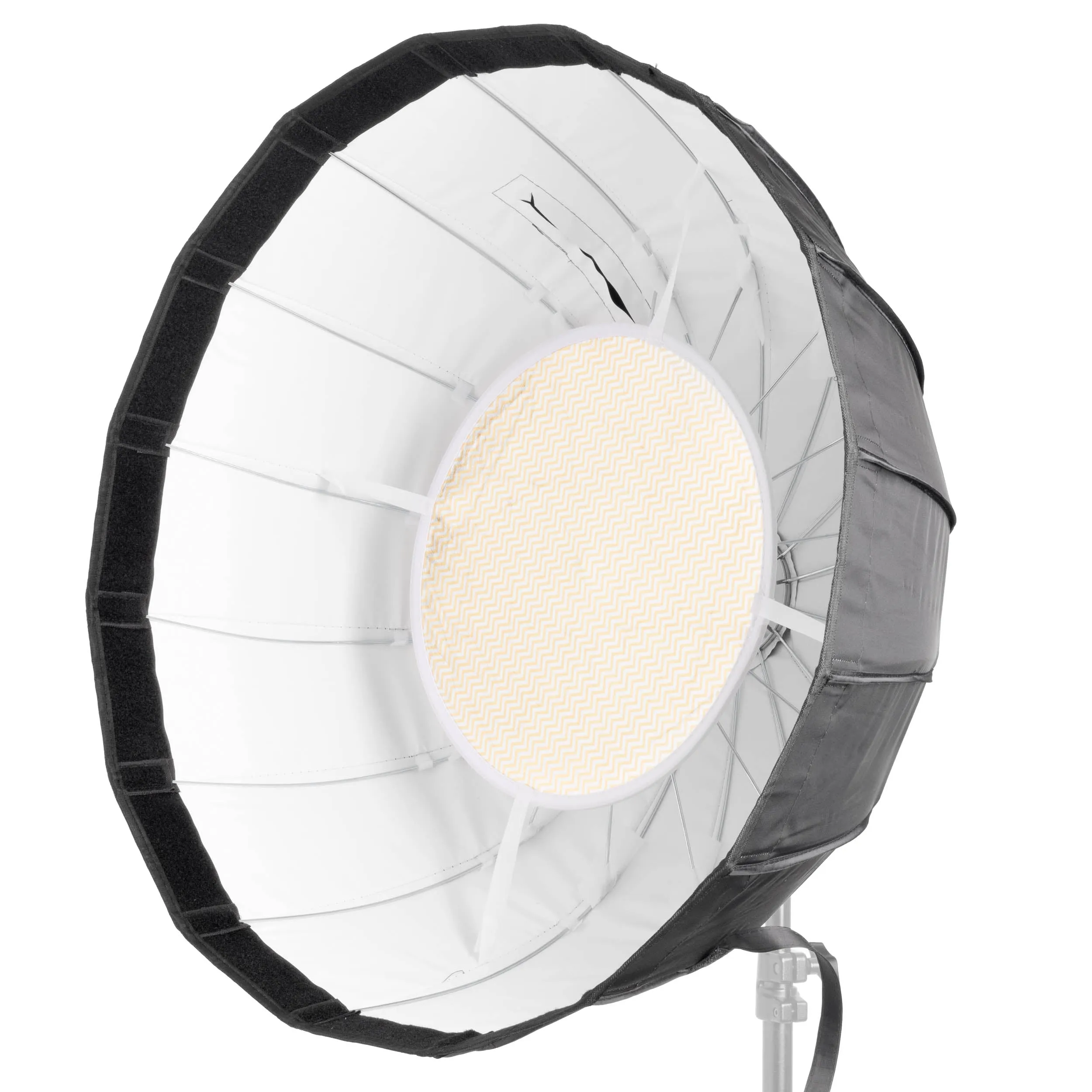 AD-S65W 65cm Portable Silver Godox-Fitting  Parabolic Softbox With White Interior