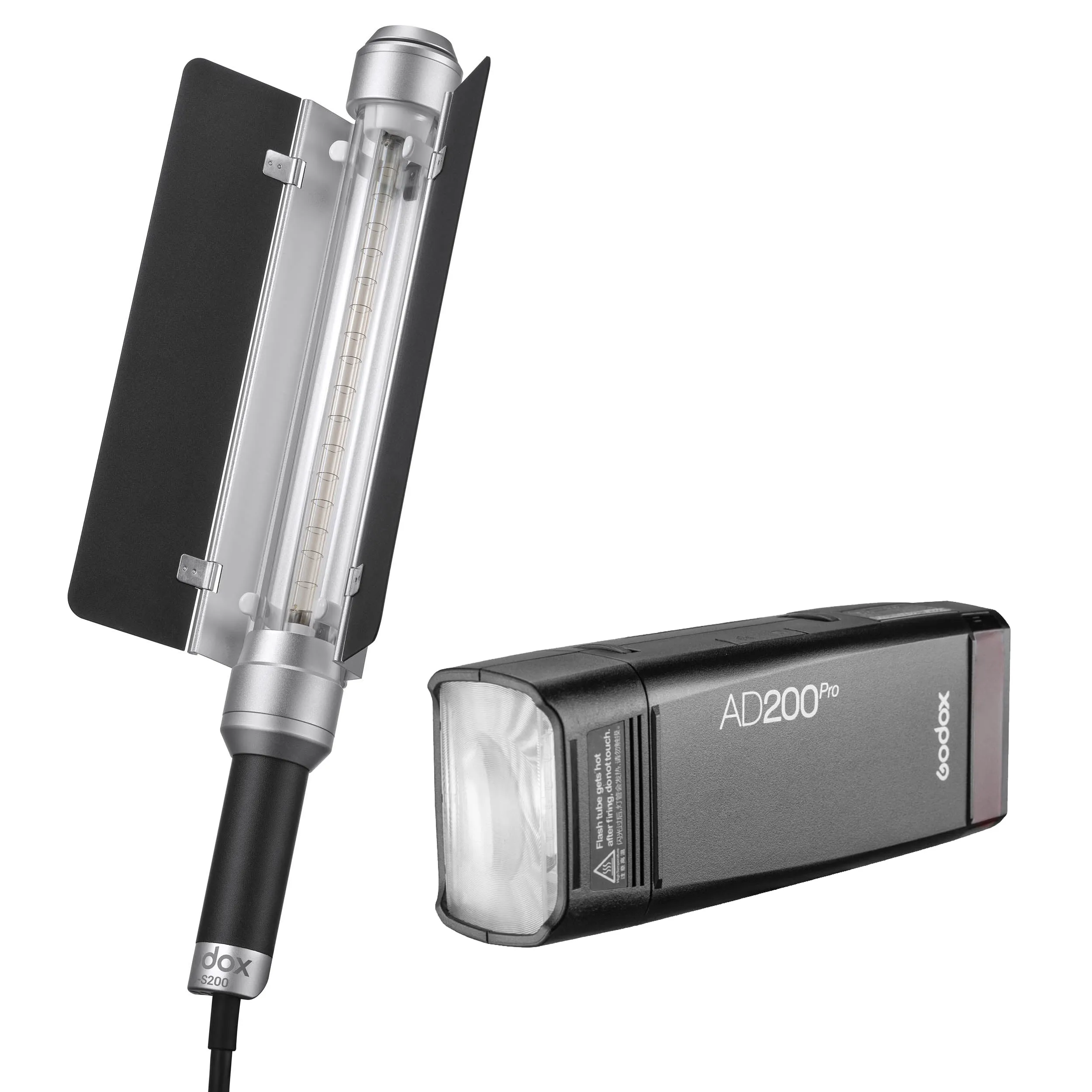 AD200 PRO Portable Flash with AD-S200 360° Stick Flash Head