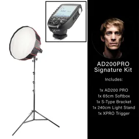 Sean Tucker AD200PRO Professional Single Head Portrait Photography Kit