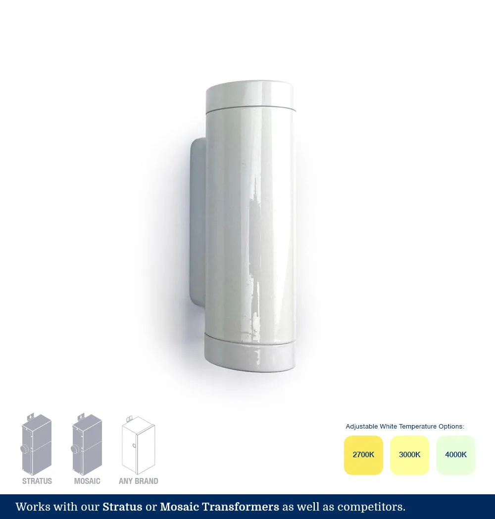 Adjustable White 6W LED Wall Sconce