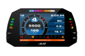 AIM XA8MXGST12I010 Dash MXG 1.2 Strada Street icons version with CAN harness (ECU)