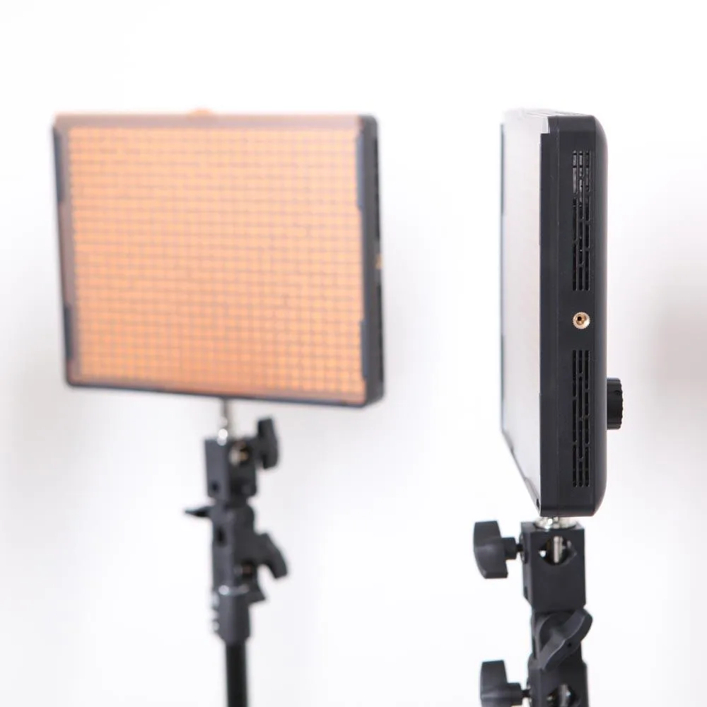 Aputure 3 x HR672 LED Video Continuous Portable 3 Point Lighting Kit With Boom