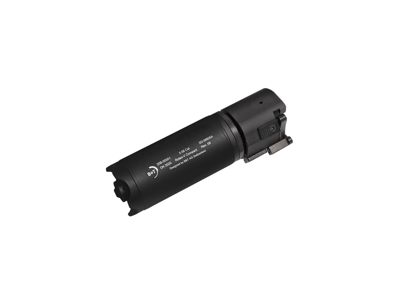 ASG B&T Rotex-V Airsoft Compact QD Suppressor (Black / Grey / Mud)