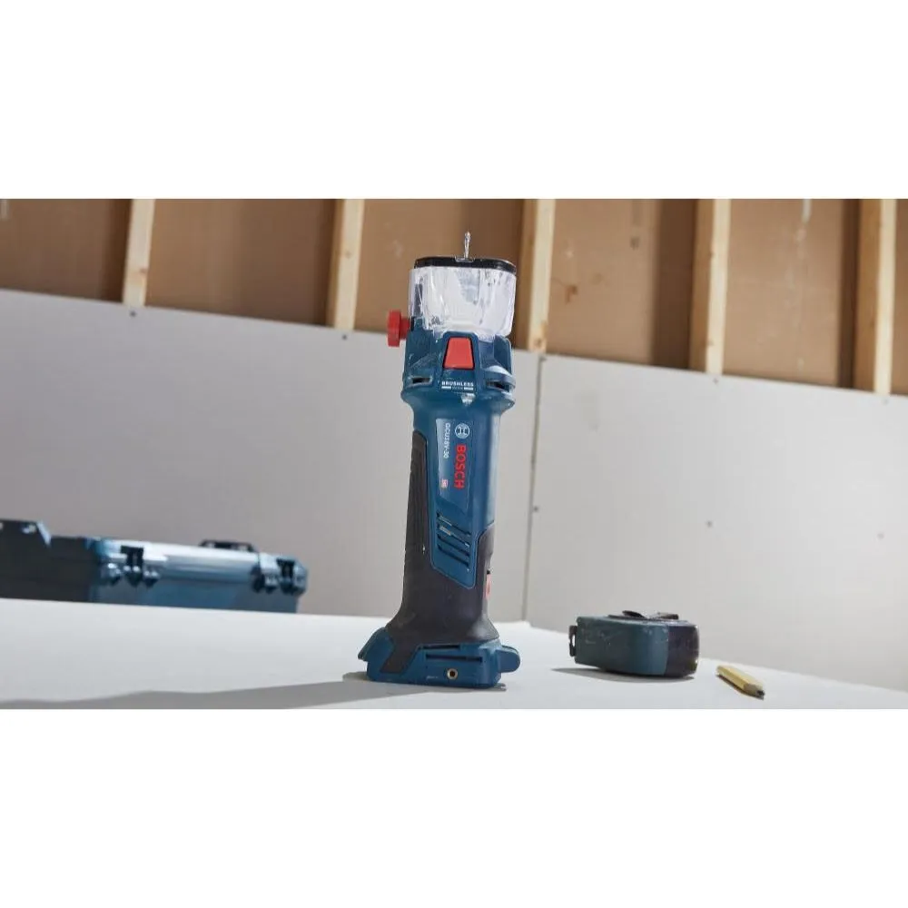 Bosch GXL18V-291B25 18V 2-Tool Brushless Combo Kit w/ Screwgun (GTB18V-45N), Cutout Tool (GCU18V-30N) w/ (2) 4.0 Ah CORE Compact Batteries