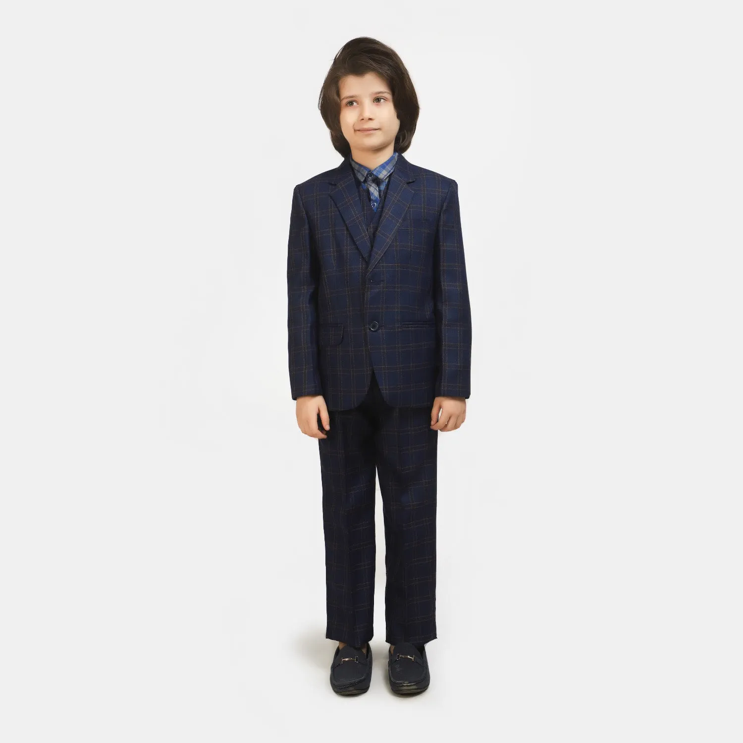 Boys Suit 3PCs- R.Blue