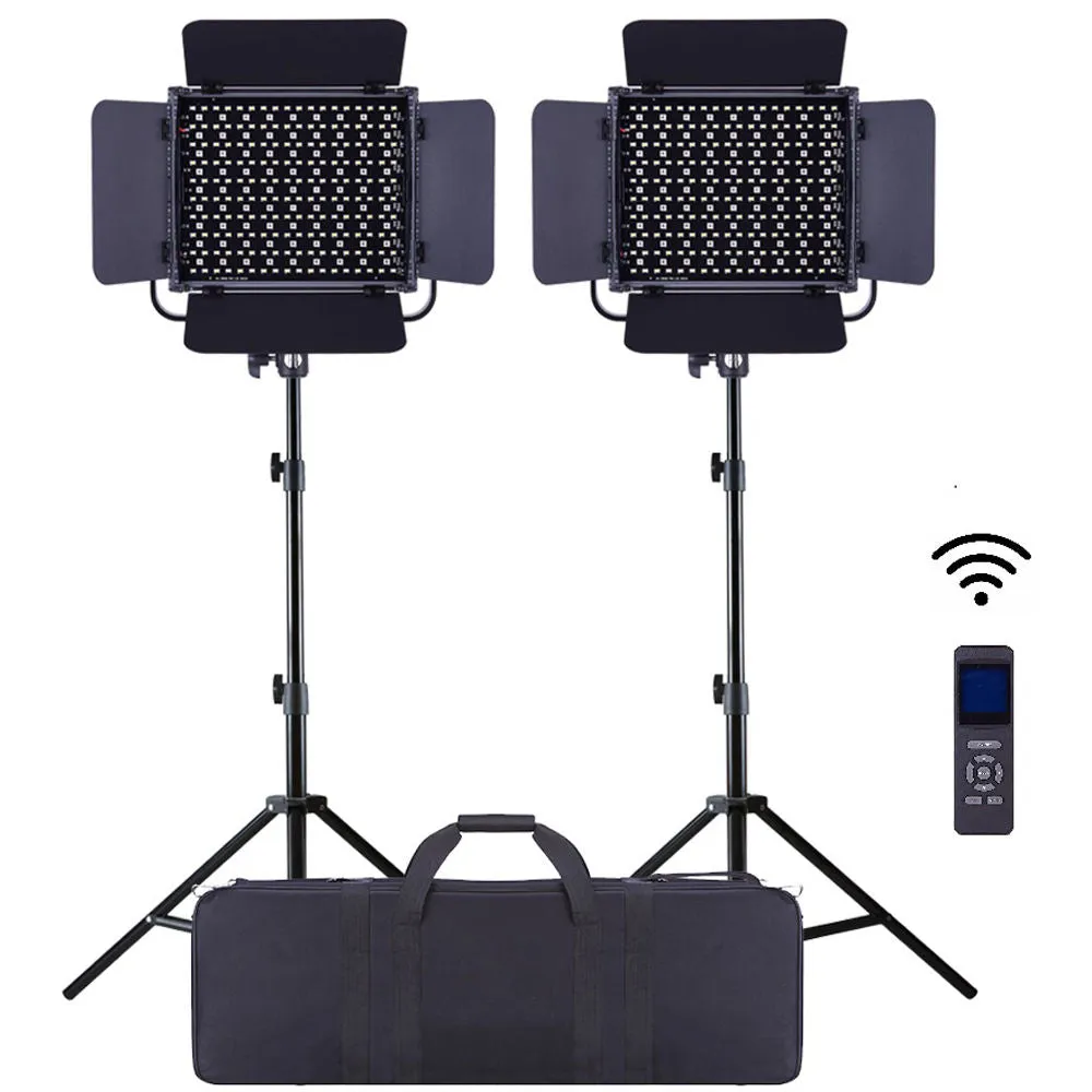 CamBee - VL36RGB 36W Studio Professional 281 LED Panel 2-Light Kit