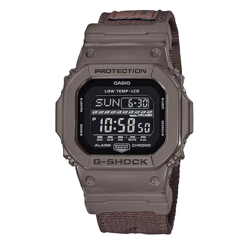 Casio G-Shock G-Lide Series Earth Brown Cloth Band Watch GLS5600CL-5D GLS-5600CL-5D