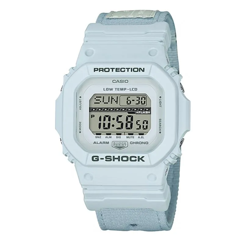 Casio G-Shock G-Lide Series White Cloth Band Watch GLS5600CL-7D GLS-5600CL-7D