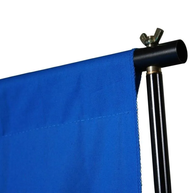 Chroma Key Blue 3M x 3M Cotton Muslin Backdrop