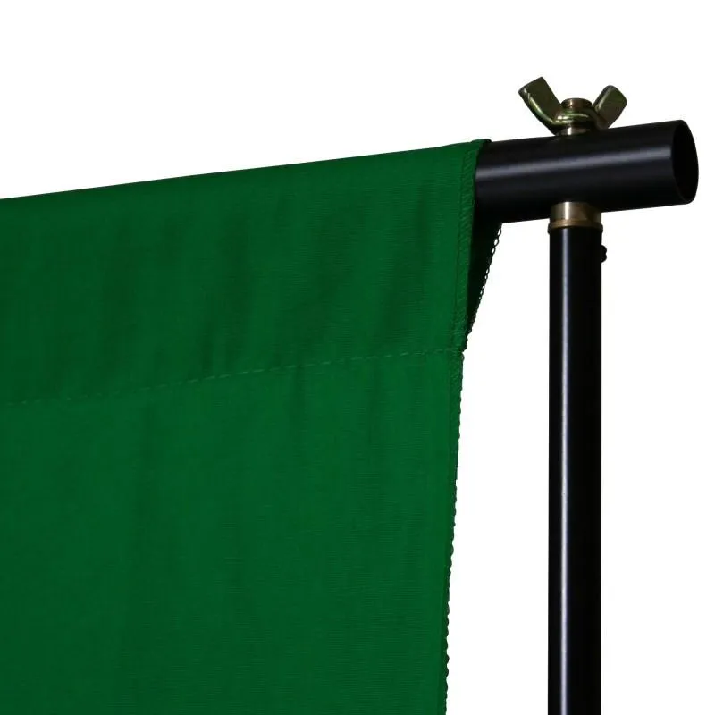 Chroma Key Green Screen 3m x 3m Cotton Muslin Backdrop