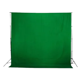 Chroma Key Green Screen 3m x 5m Cotton Muslin Studio Backdrop