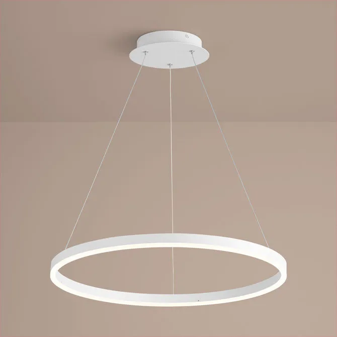 Circulo 24" Pendant - White