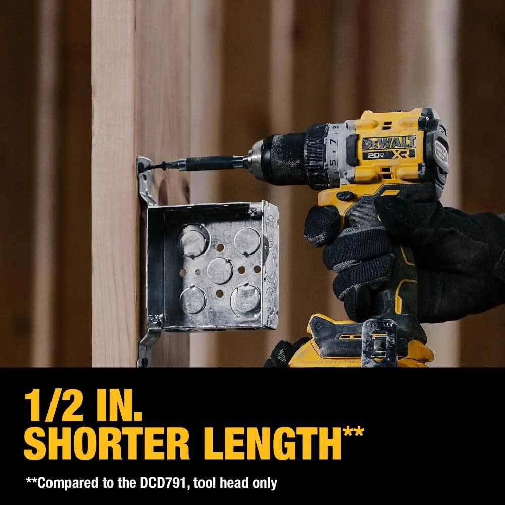 DeWalt DCK248D2 20V Brushless Cordless 1/2" Drill Driver/1/4" Impact Driver Combo Kit (2-Tool)