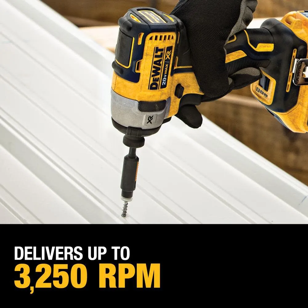 DeWalt DCK248D2 20V Brushless Cordless 1/2" Drill Driver/1/4" Impact Driver Combo Kit (2-Tool)