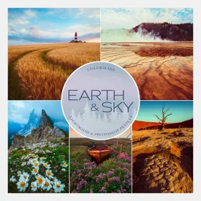 Earth and Sky Lightroom Presets for Mobile & Desktop (  FREE sky overlays!)