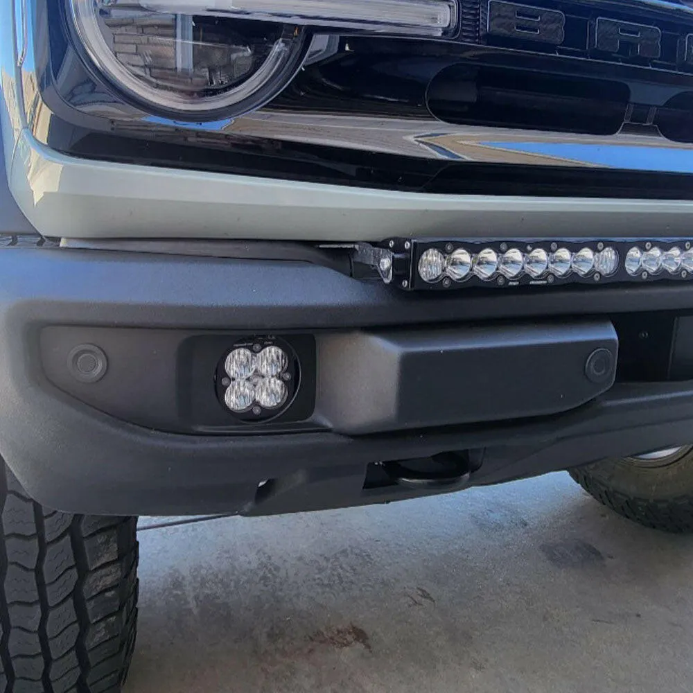 Ford Squadron Pro Fog Pocket Light Kit - Ford 2019-23 Ranger; 2021-23 Bronco NOTE: w/ OE Plastic Bumper