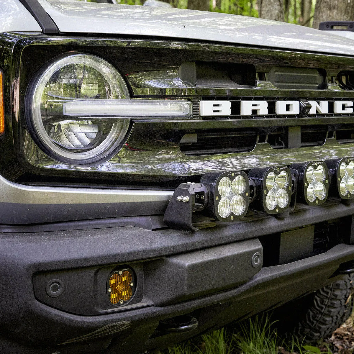 Ford Squadron Sport Fog Pocket Light Kit - Ford 2019-23 Ranger; 2021-23 Bronco NOTE: w/ OE Plastic Bumper