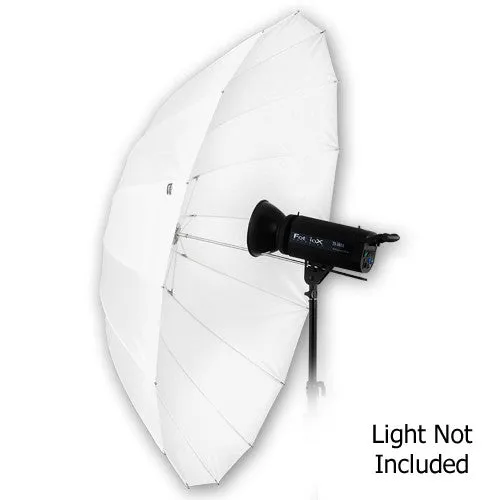 Fotodiox Pro Parabolic Shoot-Through 16-Rib Umbrella (Translucent)