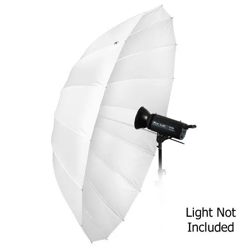 Fotodiox Pro Parabolic Shoot-Through 16-Rib Umbrella (Translucent)