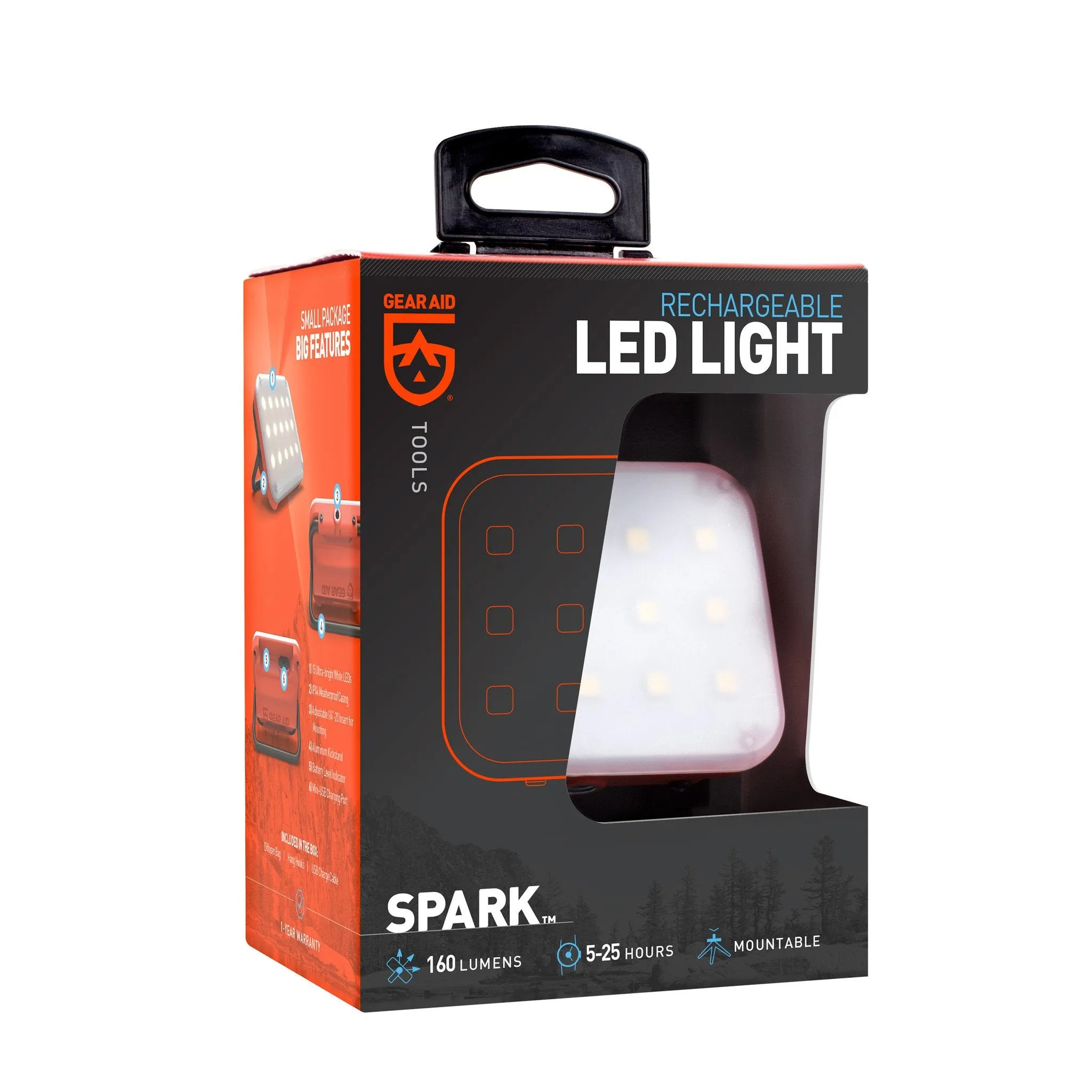 Gear Aid SPARK Rechargeable LED Light