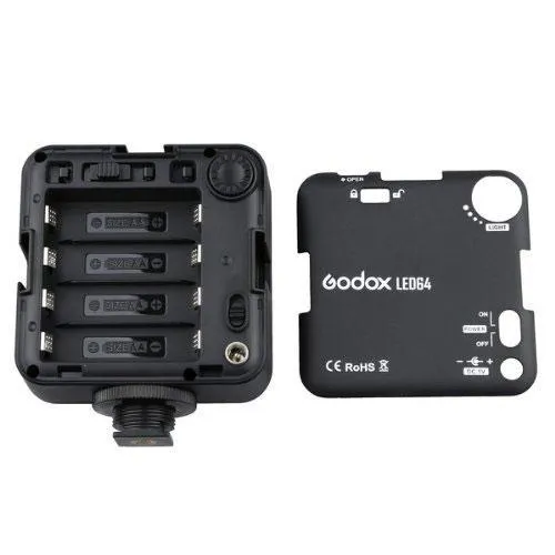 Godox LED 64 Continuous On-Camera LED Panel Light