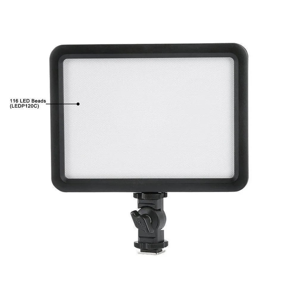 Godox LEDP120C LED Light Panel with Battery Plate