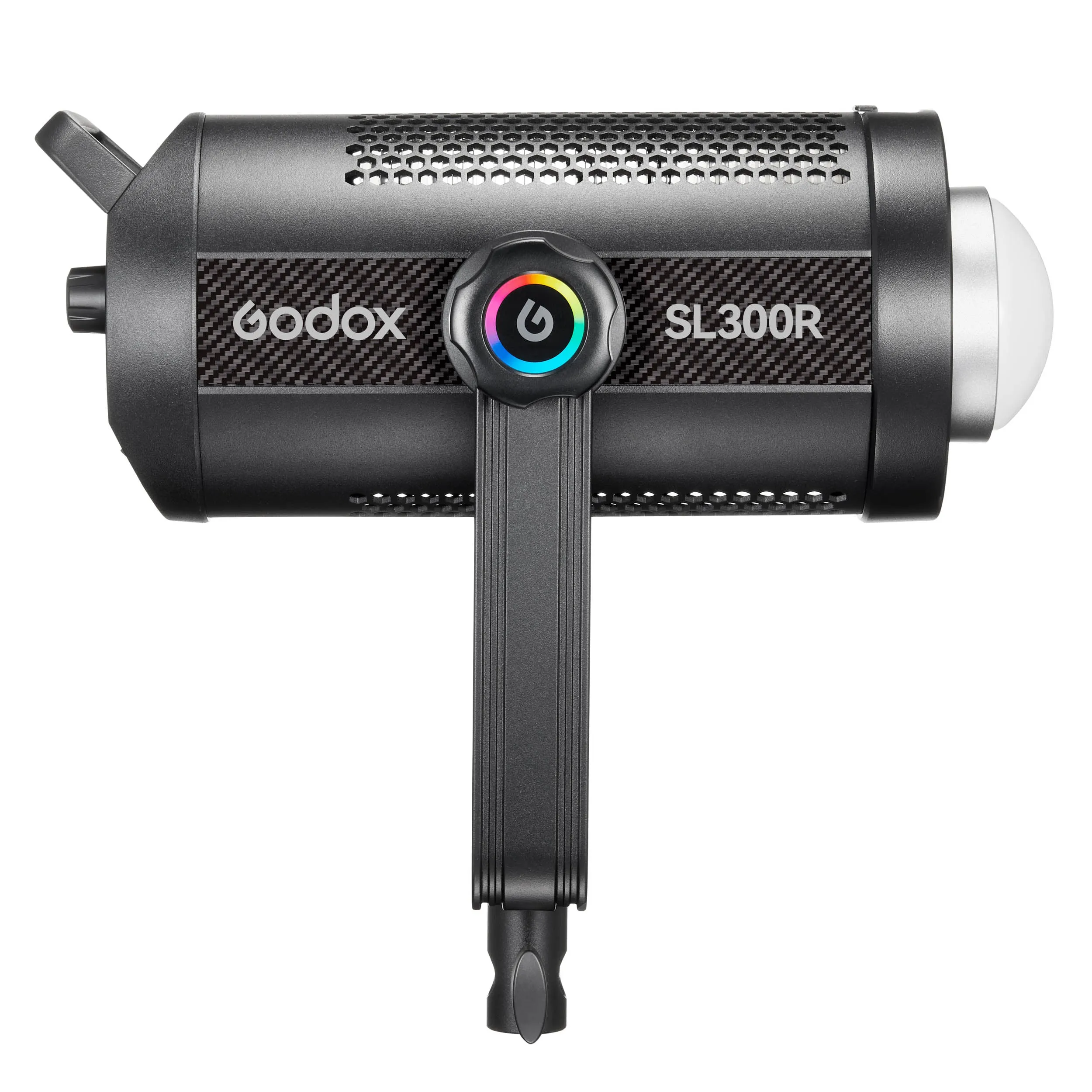 Godox SL300R RGBWW LED Studio Light with 120cm Umbrella Softbox & 8" Optical Fresnel Lens