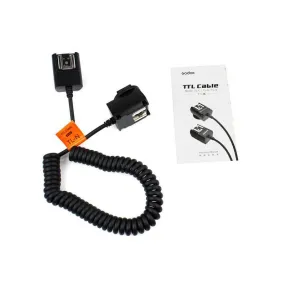 Godox 3m TTL Shoe Cord for Nikon Off-Camera Flash Speedlite - Improved Connectivity