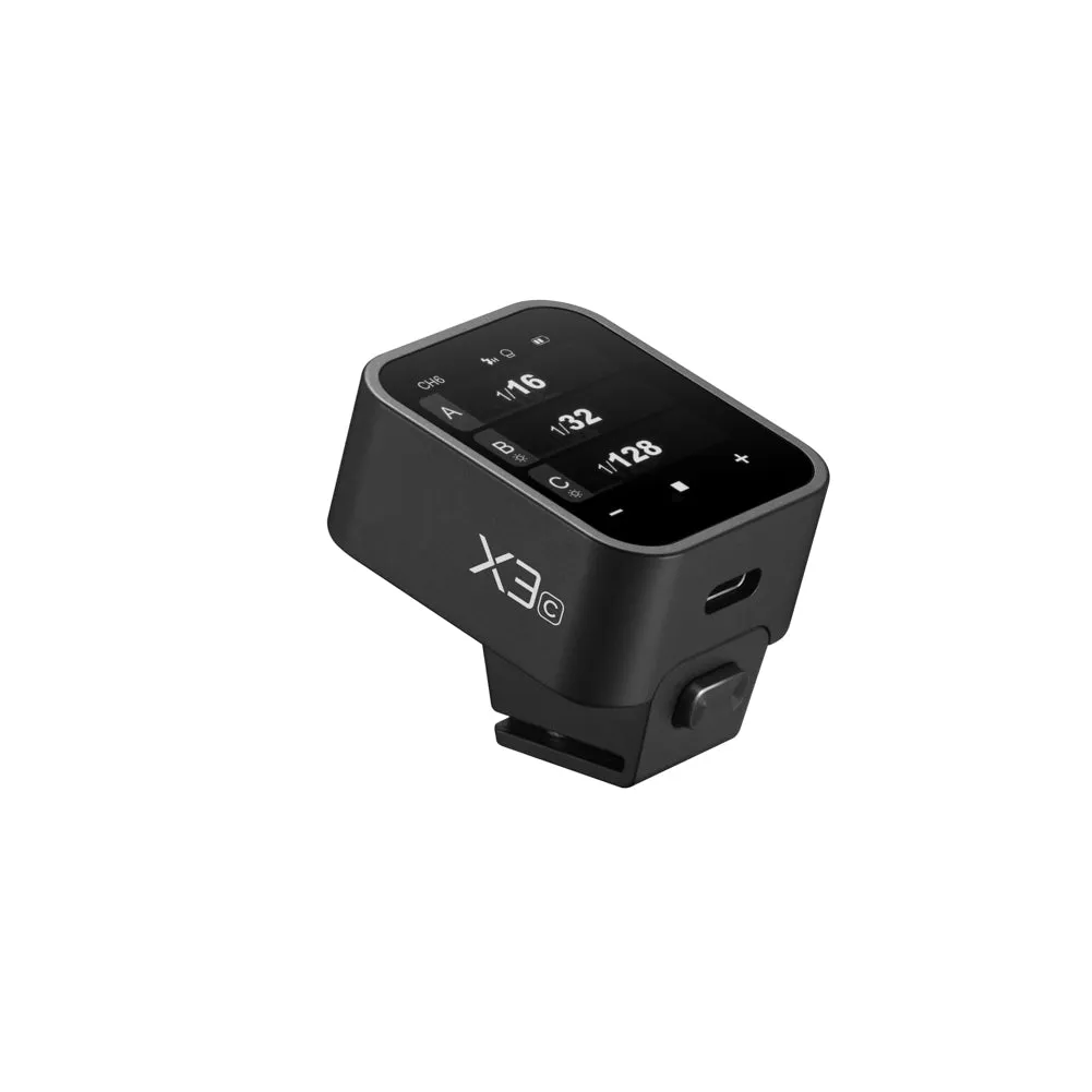 Godox X3-C Touch Screen TTL Wireless Flash Trigger for Canon