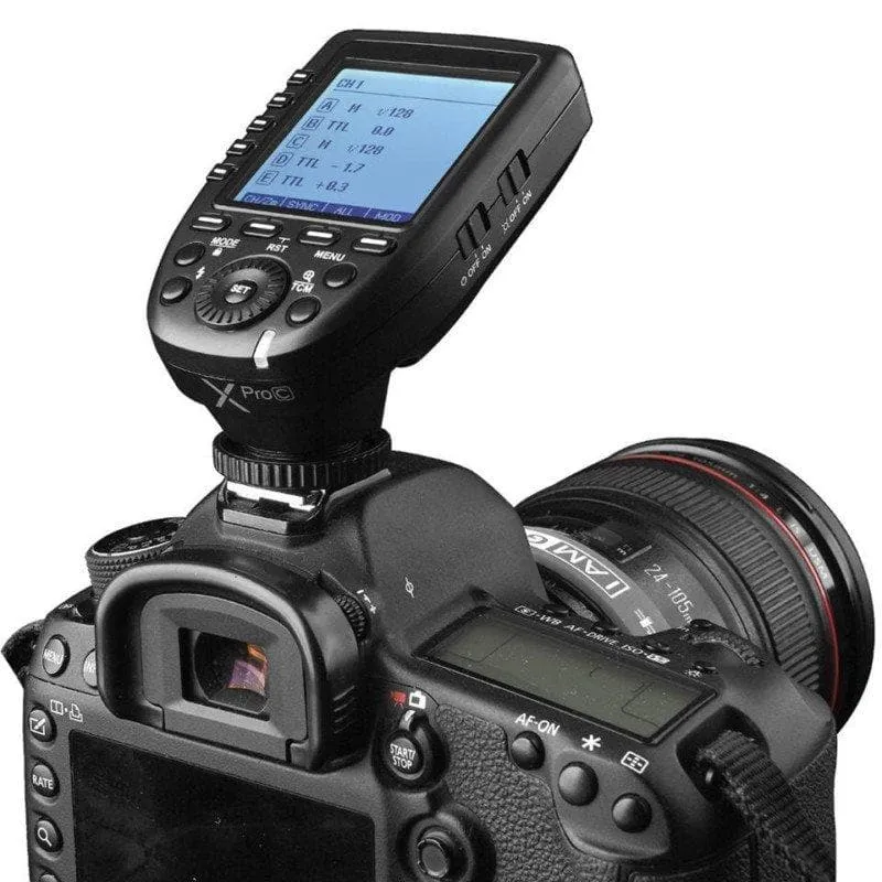 Godox XPro-C TTL HSS 2.4G TCM Transmitter Wireless Controller for Canon