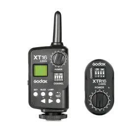 Godox XT-16 2.4G Wireless Flash Trigger and Receiver Set with Enhanced Features