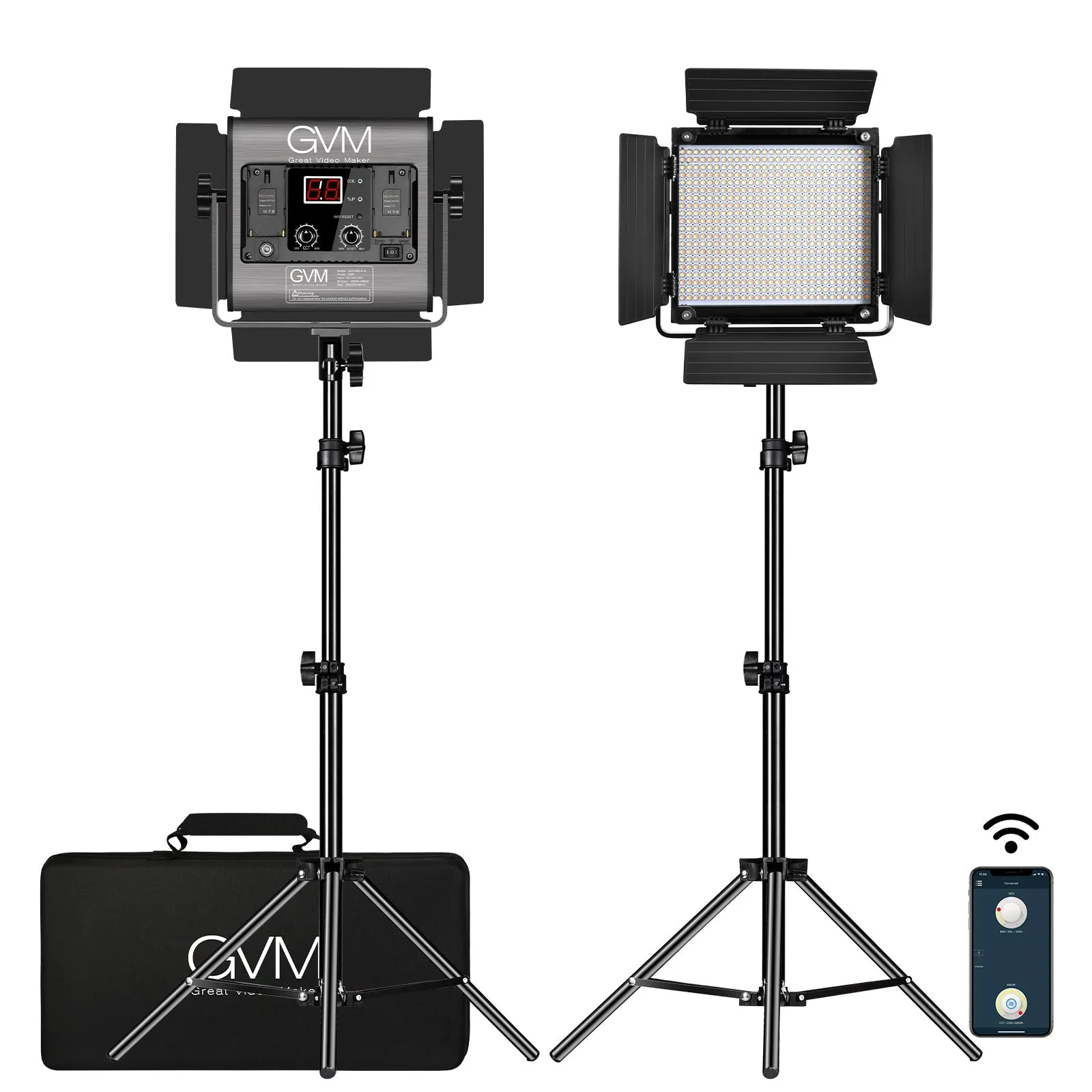 GVM-480LS 28W High Beam Bi-Color LED Video Soft Light