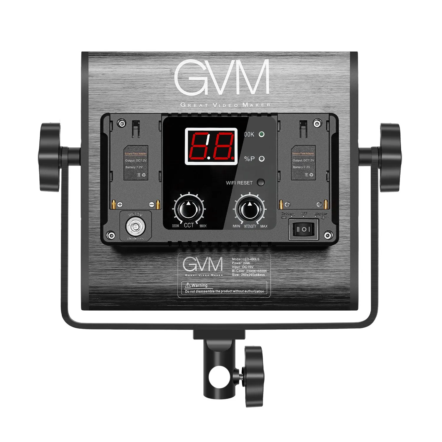 GVM-480LS 28W High Beam Bi-Color LED Video Soft Light