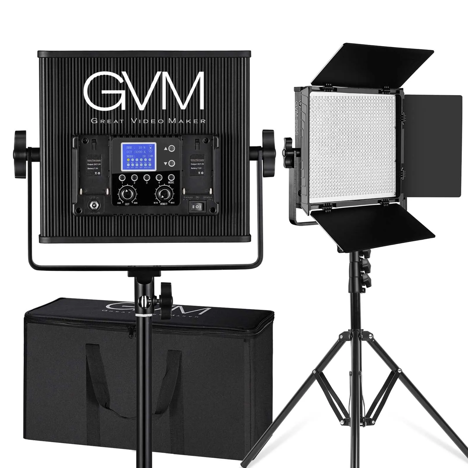 GVM-896S 50W High Beam High Brightness Bi-Color LED VIdeo Soft Light