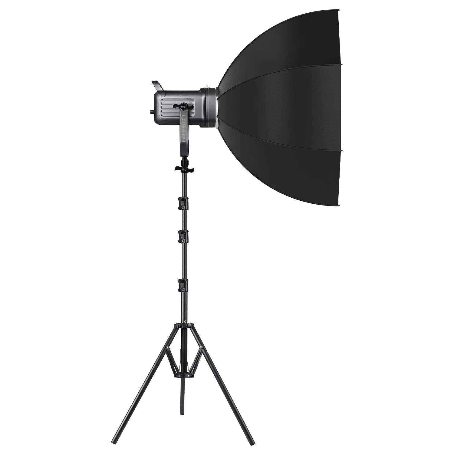 GVM PR150R 150W High Power LED Spotlight Bi-Color & RGB Studio Lighting Kit with Softbox