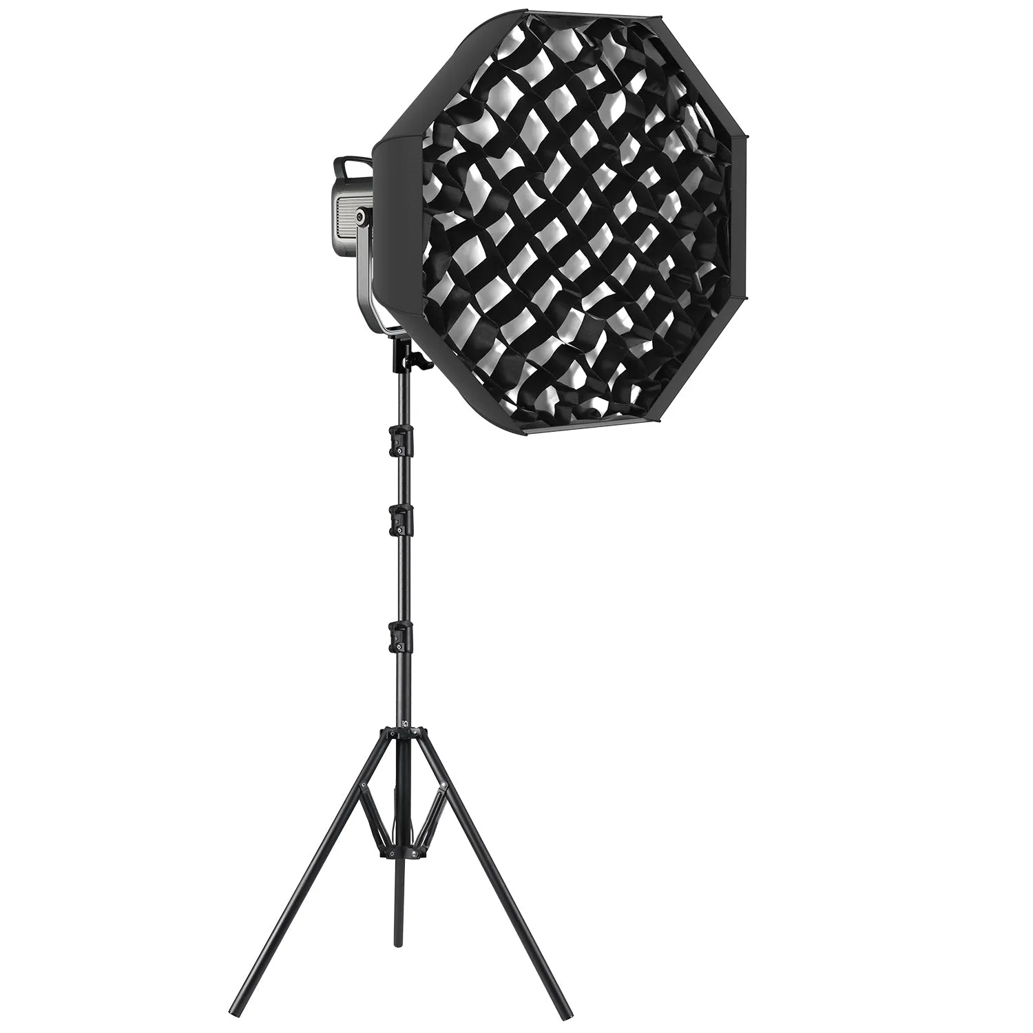 GVM PR150R 150W High Power LED Spotlight Bi-Color & RGB Studio Lighting Kit with Softbox