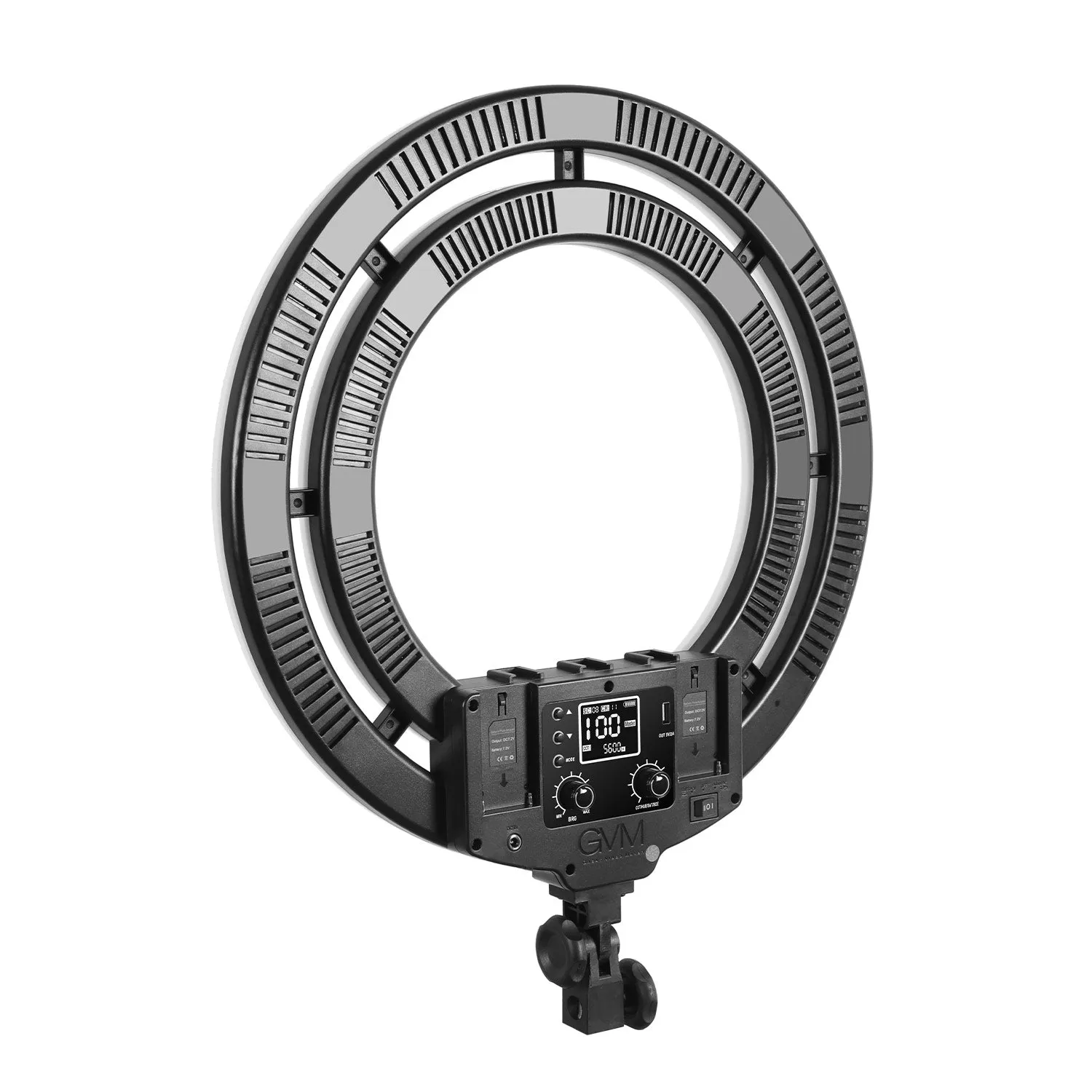 GVM-Ring18 50W High Power Bi-Color & RGB Ring Light Kit (18")