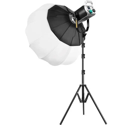 GVM SD300D Bi-Color LED Video Spotlight Kit with Stand and Lantern Softbox