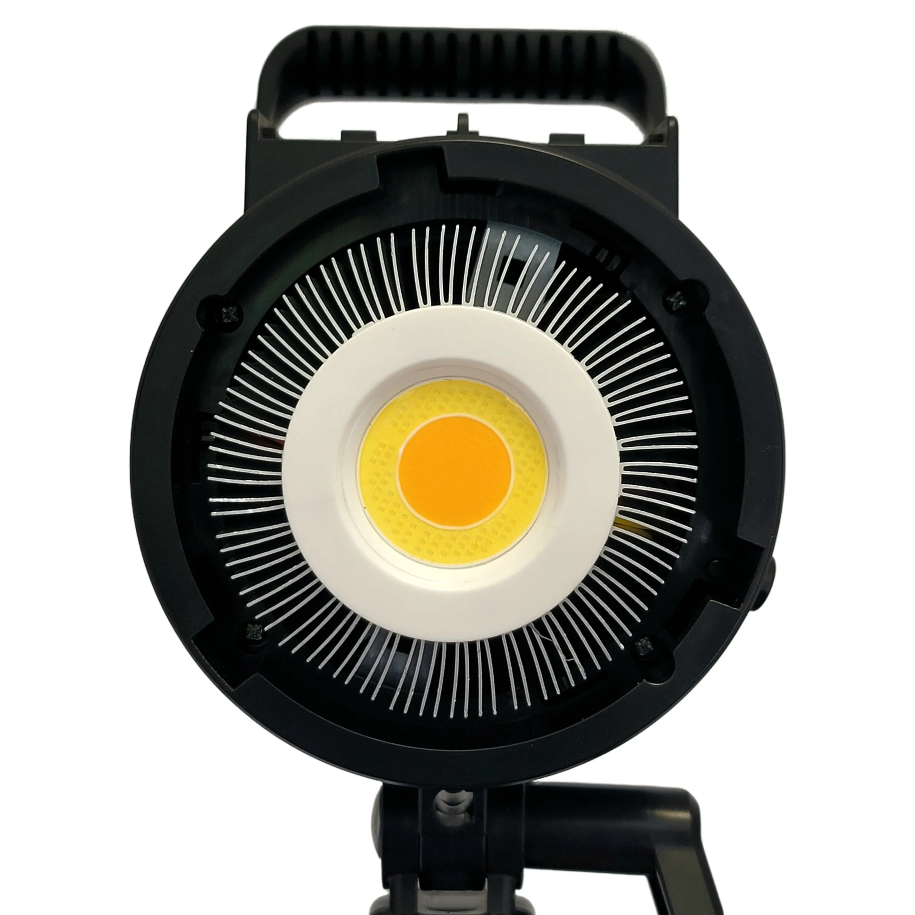 HRIDZ CB-VL100 100W Battery-Operated Bi-Colour Dimmable LED Video Light Professional Outdoor Indoor Cob Light Remote Controlled