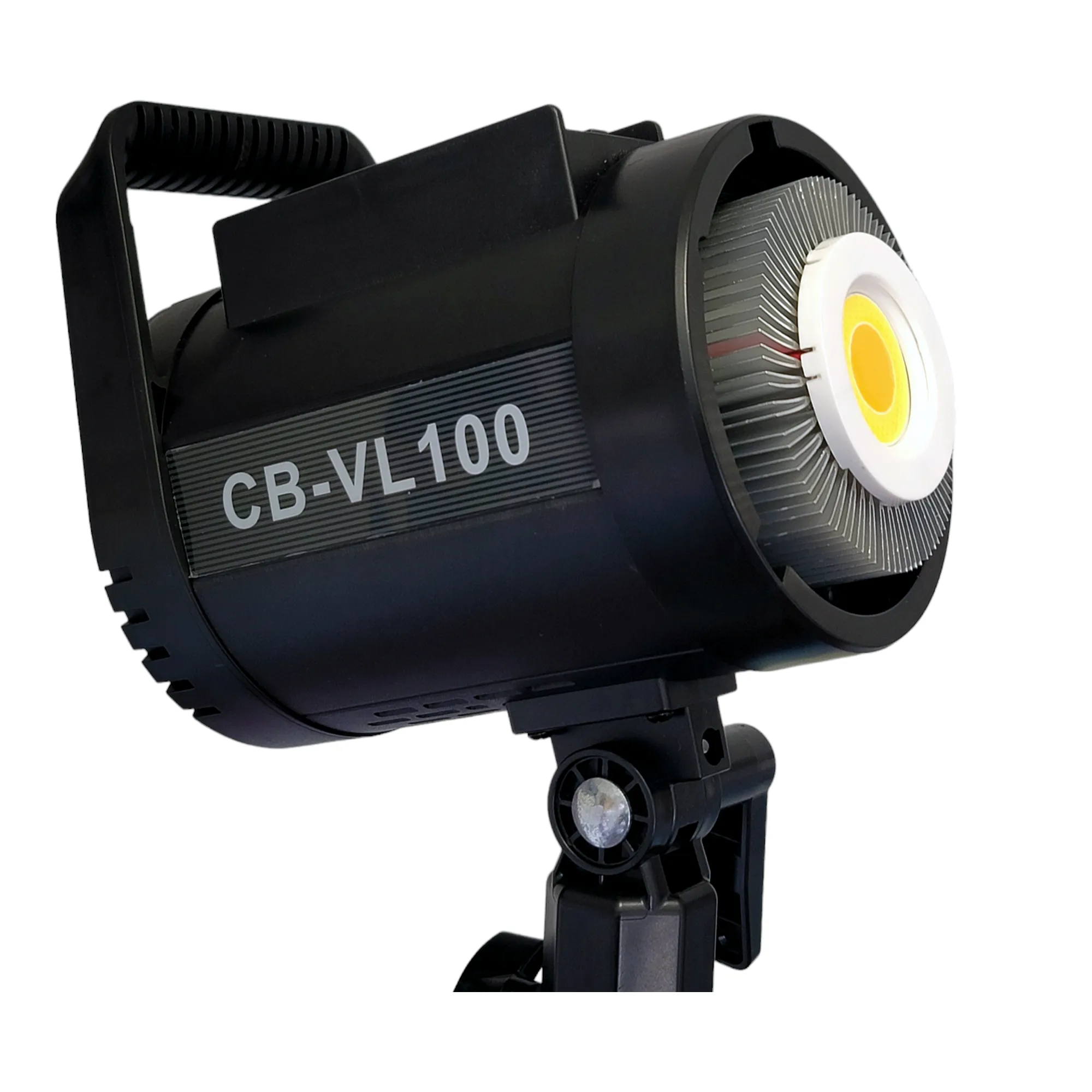 HRIDZ CB-VL100 100W Battery-Operated Bi-Colour Dimmable LED Video Light Professional Outdoor Indoor Cob Light Remote Controlled