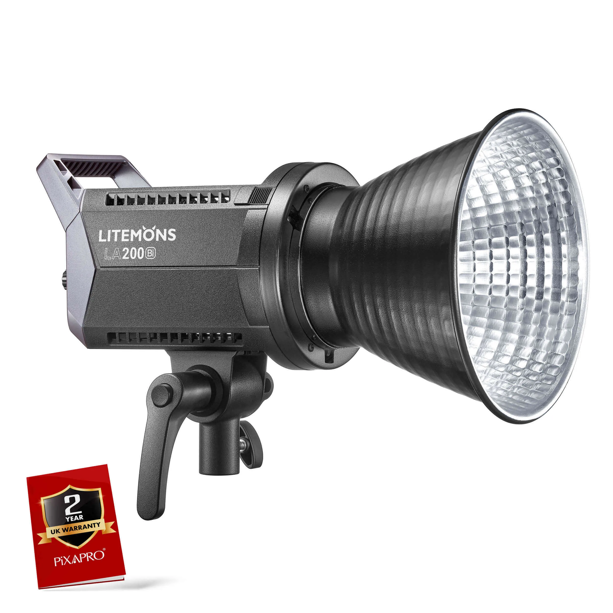 LA200Bi Three-Lights Softbox Lighting Kit with Fresnel & Diffuser