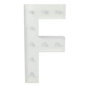 Large 4ft Tall LED Marquee Letter - F